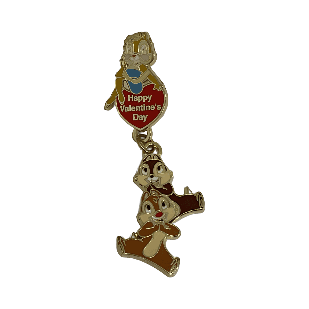 Happy Valentine's Day 2005 - Chip, Dale & Clarice Disney pin