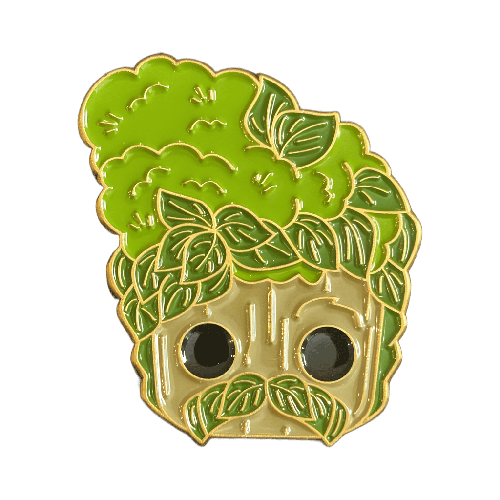 Groot with Mustache Disney pin