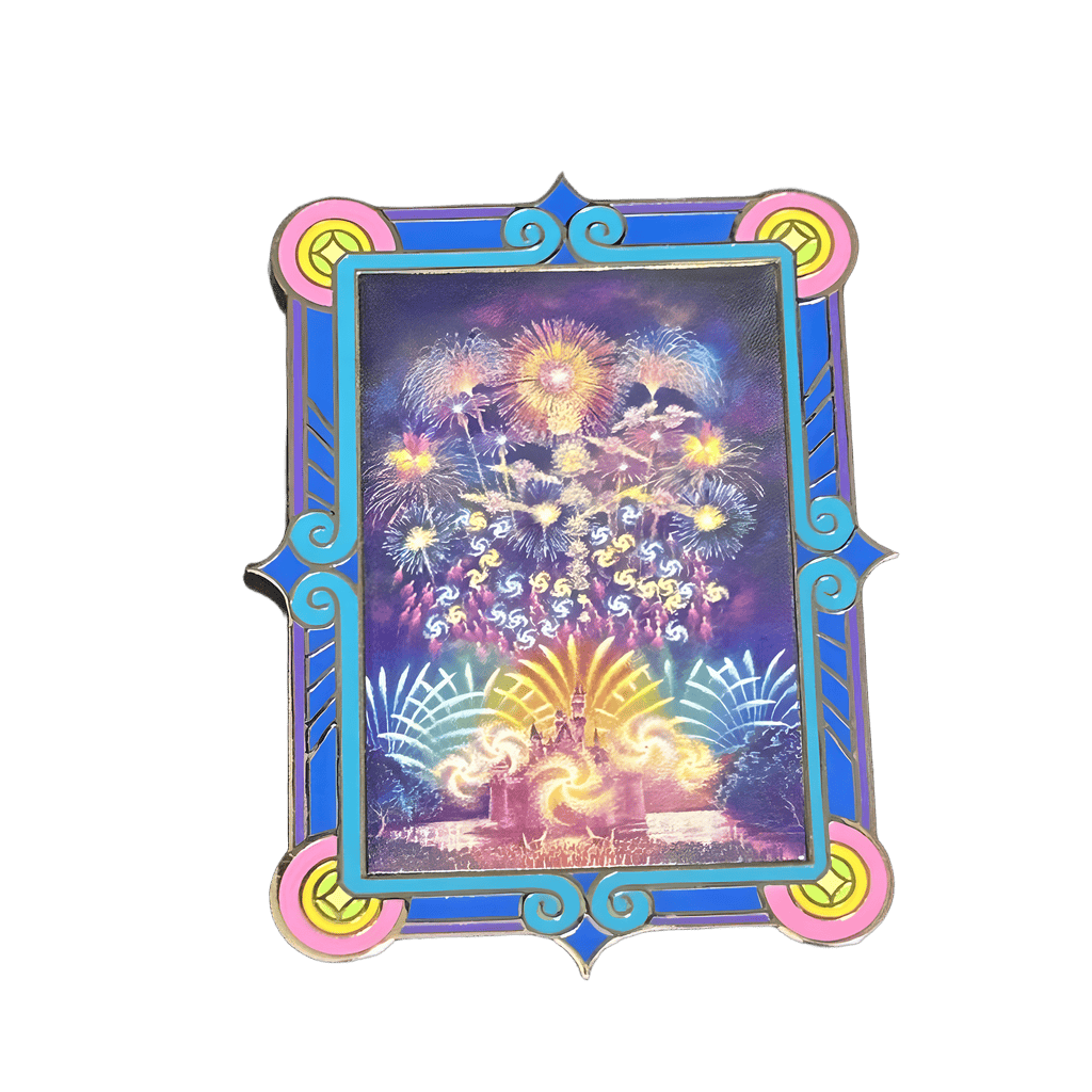 Happy New Year Fireworks Disney pin