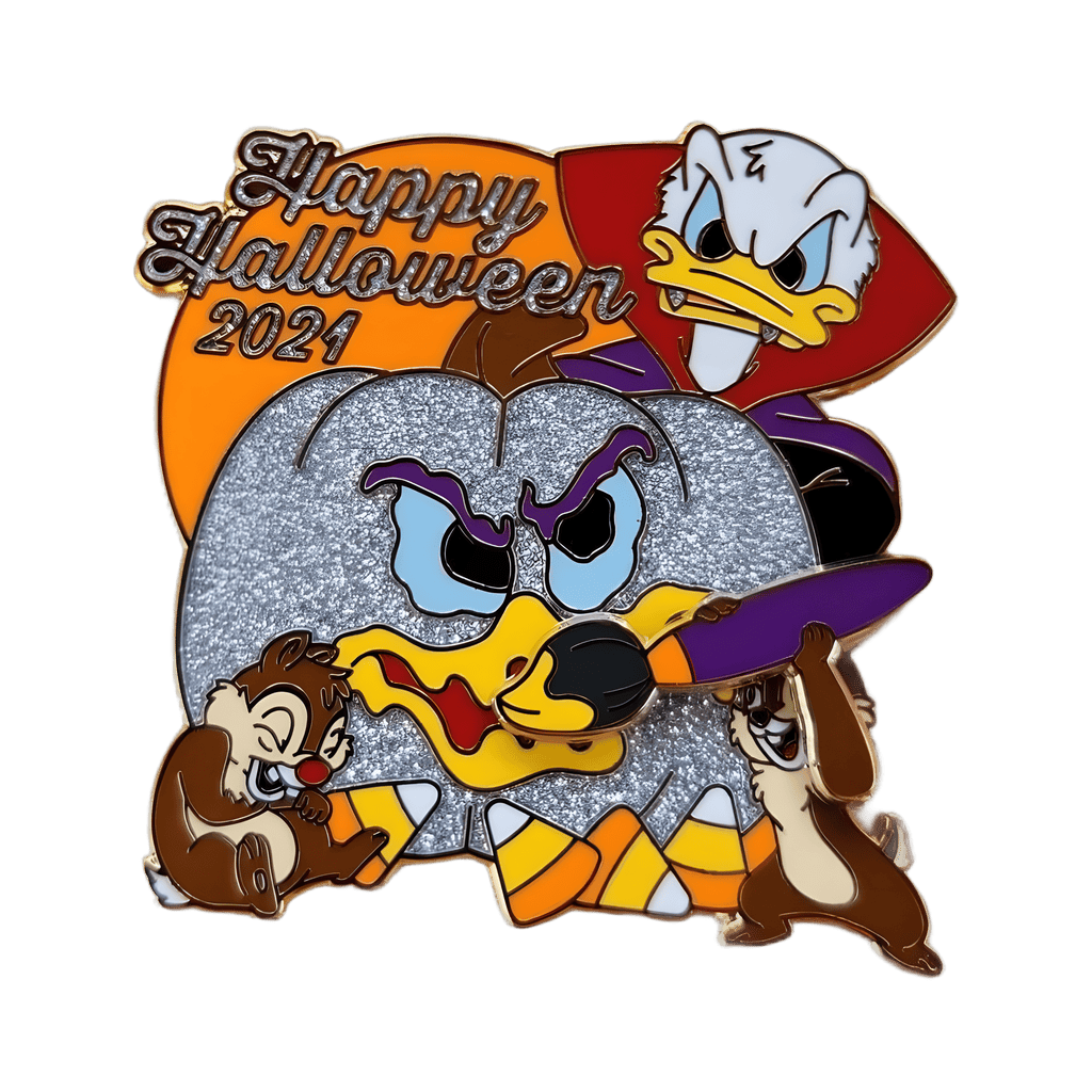 DLR/WDW - Happy Halloween 2021 - Donald - Chip & Dale Disney pin