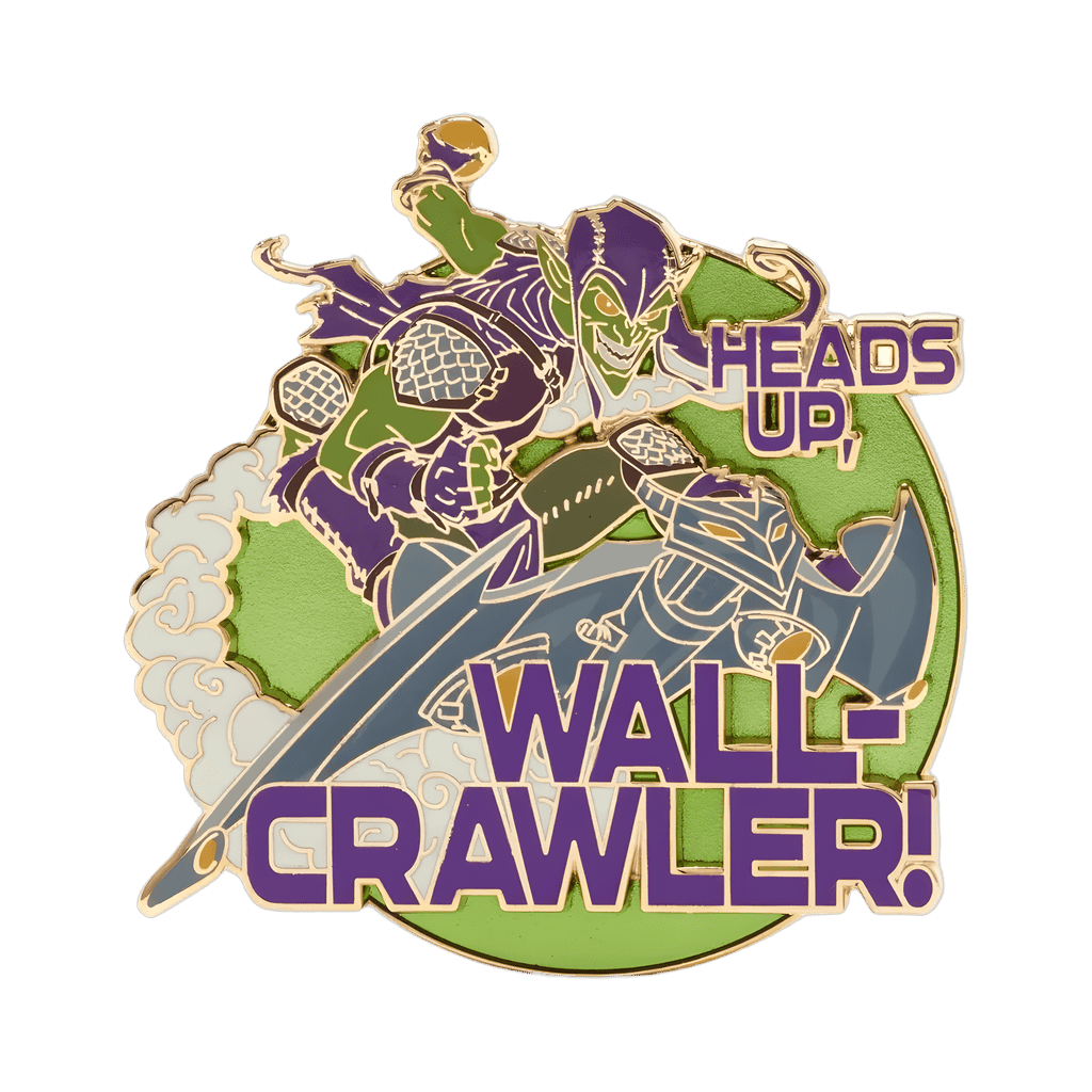 Heads Up, Wallcrawler! - Green Goblin Disney pin