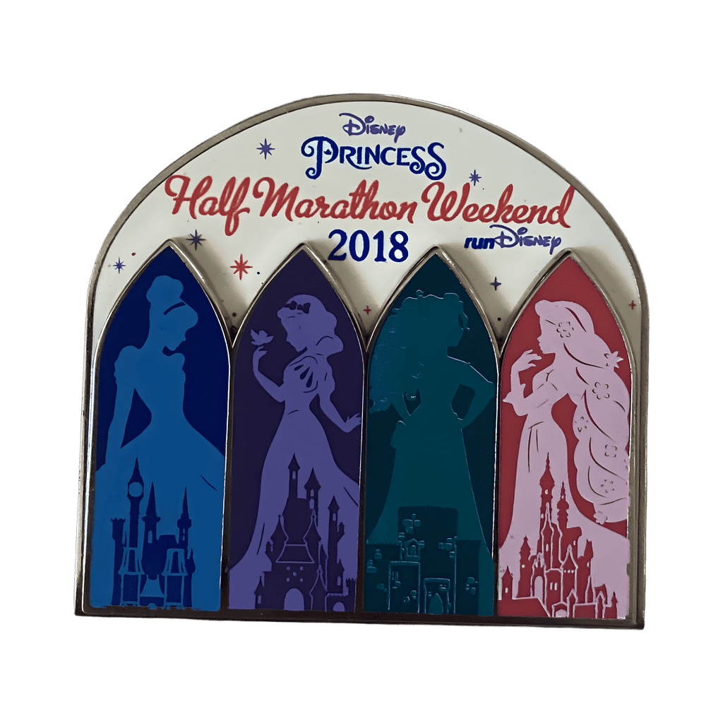 Princess logo Disney pin