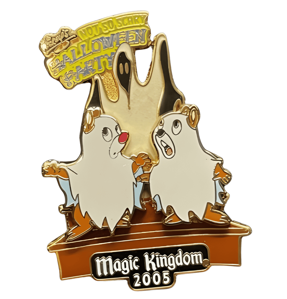 Chip & Dale as Ghosts Disney pin