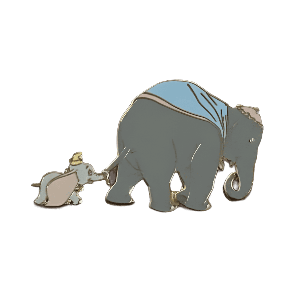 Dumbo and Mrs. Jumbo Disney pin
