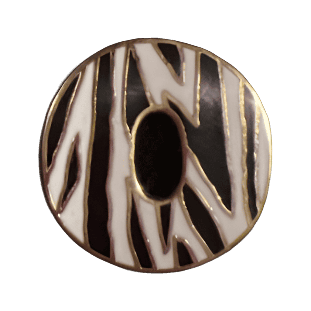 Animal Print 2000 Set — Zebra Print Number 0 Disney pin