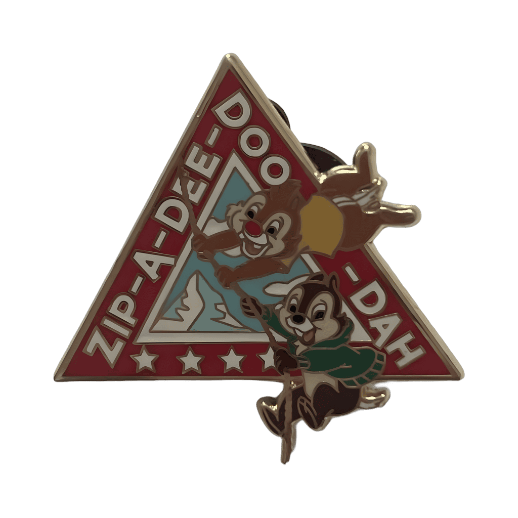 Chip and Dale Zip-A-Dee-Doo-Dah Disney pin