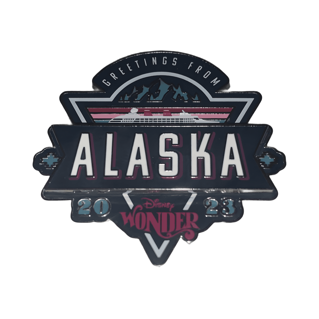 Disney Wonder 2023 Greetings from Alaska Disney pin