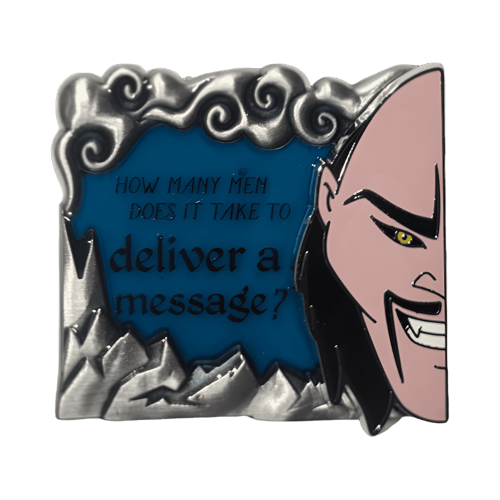 How Many Men Does It Take to Deliver a Message? Disney pin