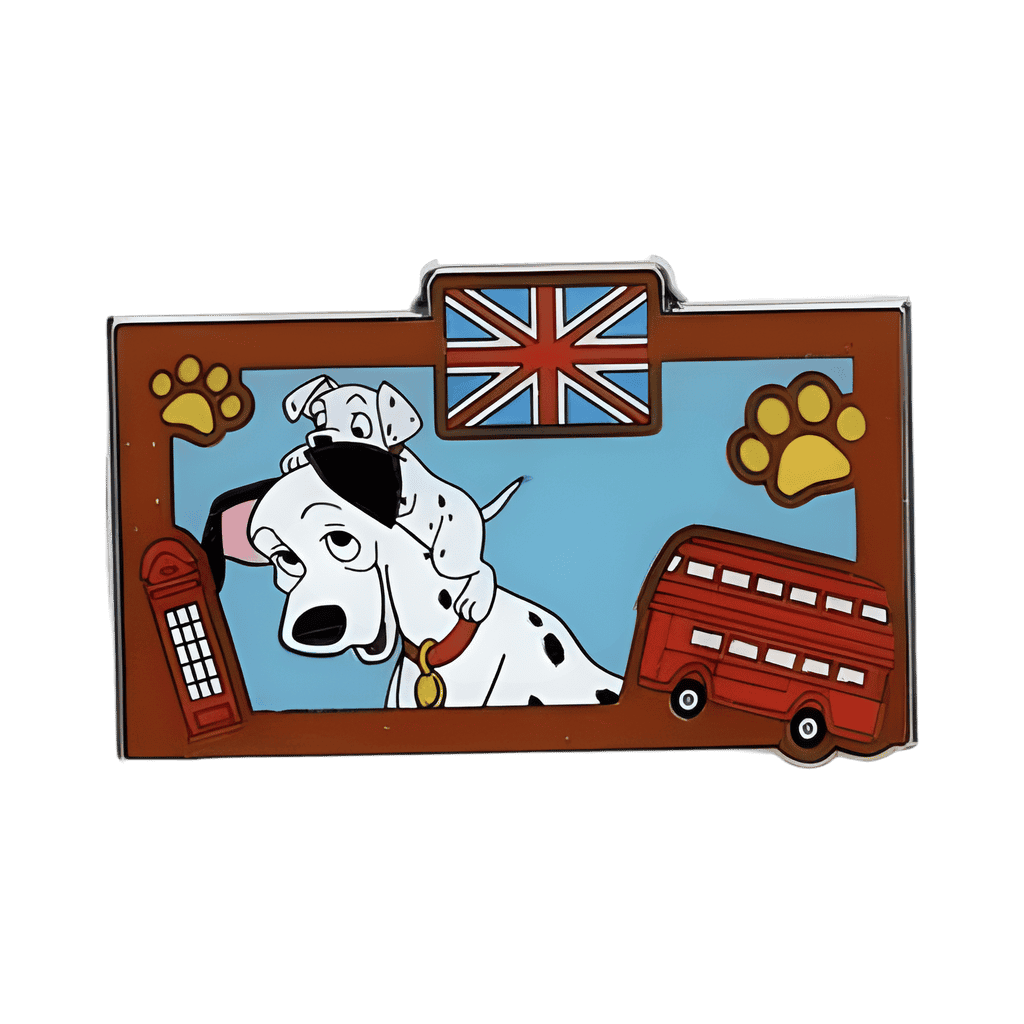 Pongo and puppy - 101 Dalmatians Disney pin