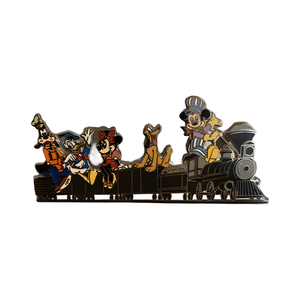 The Carolwood Pacific Railroad Train with the Fab 5 Disney pin