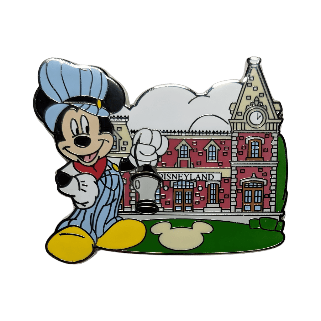 Mickey Mouse at Disneyland Railroad Station Disney pin