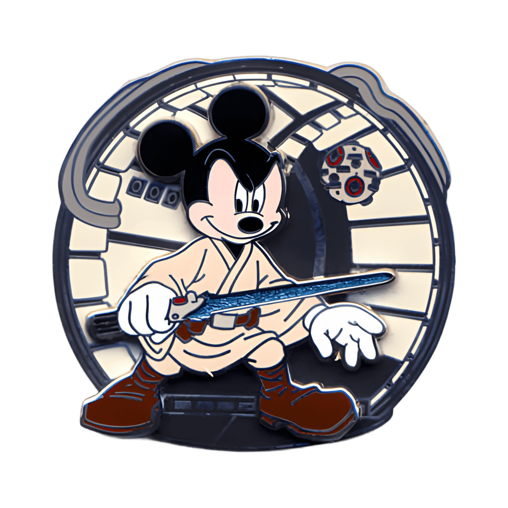 Mickey Mouse as Luke Skywalker (Jedi) Disney pin
