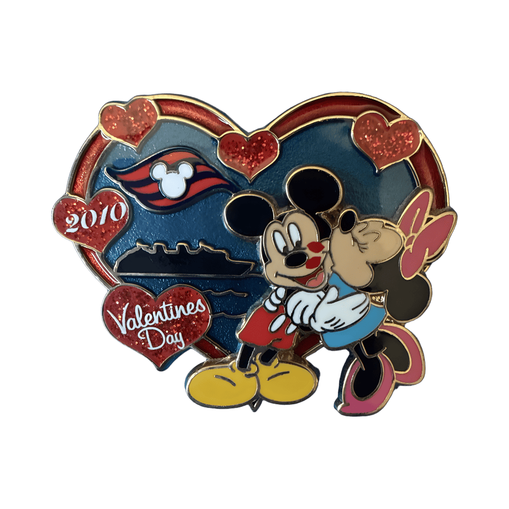 Mickey & Minnie 2012 DCL Valentines Day Disney pin