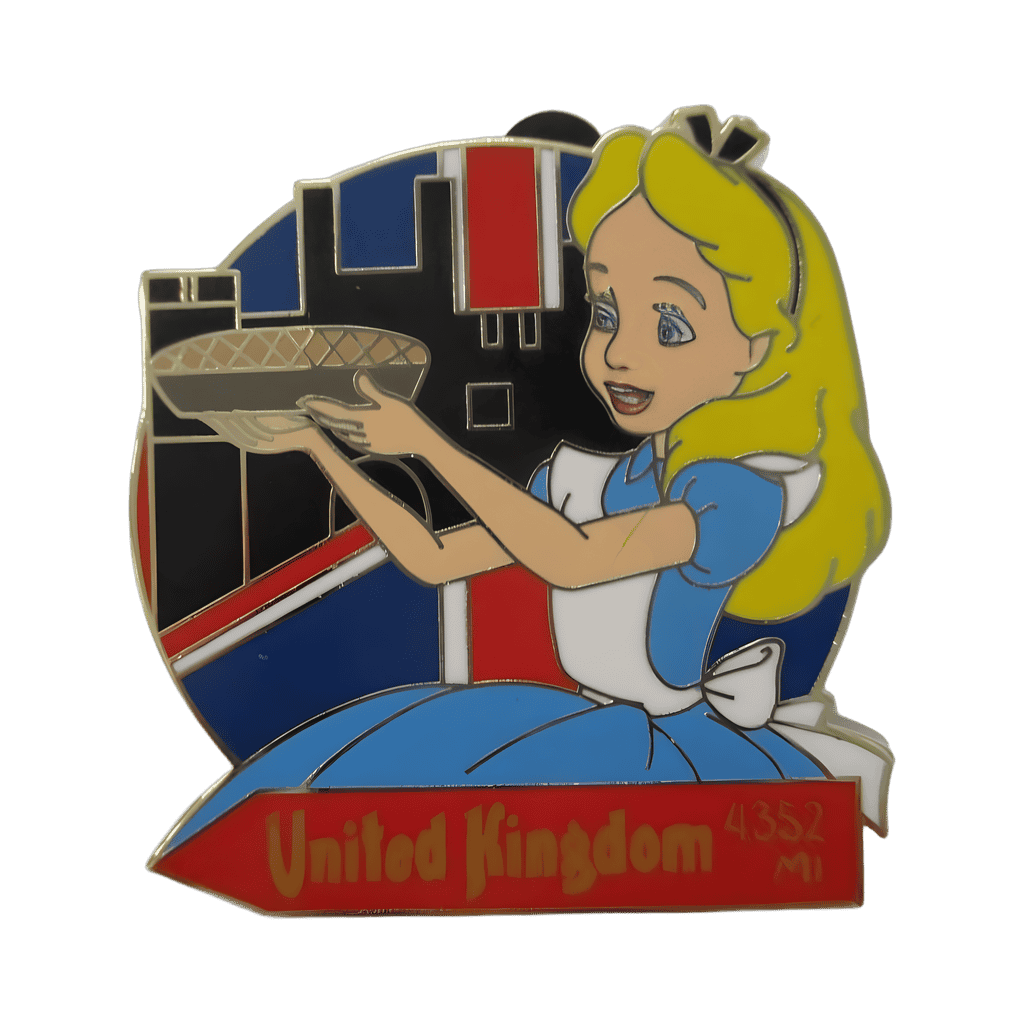 Alice in UK Disney pin
