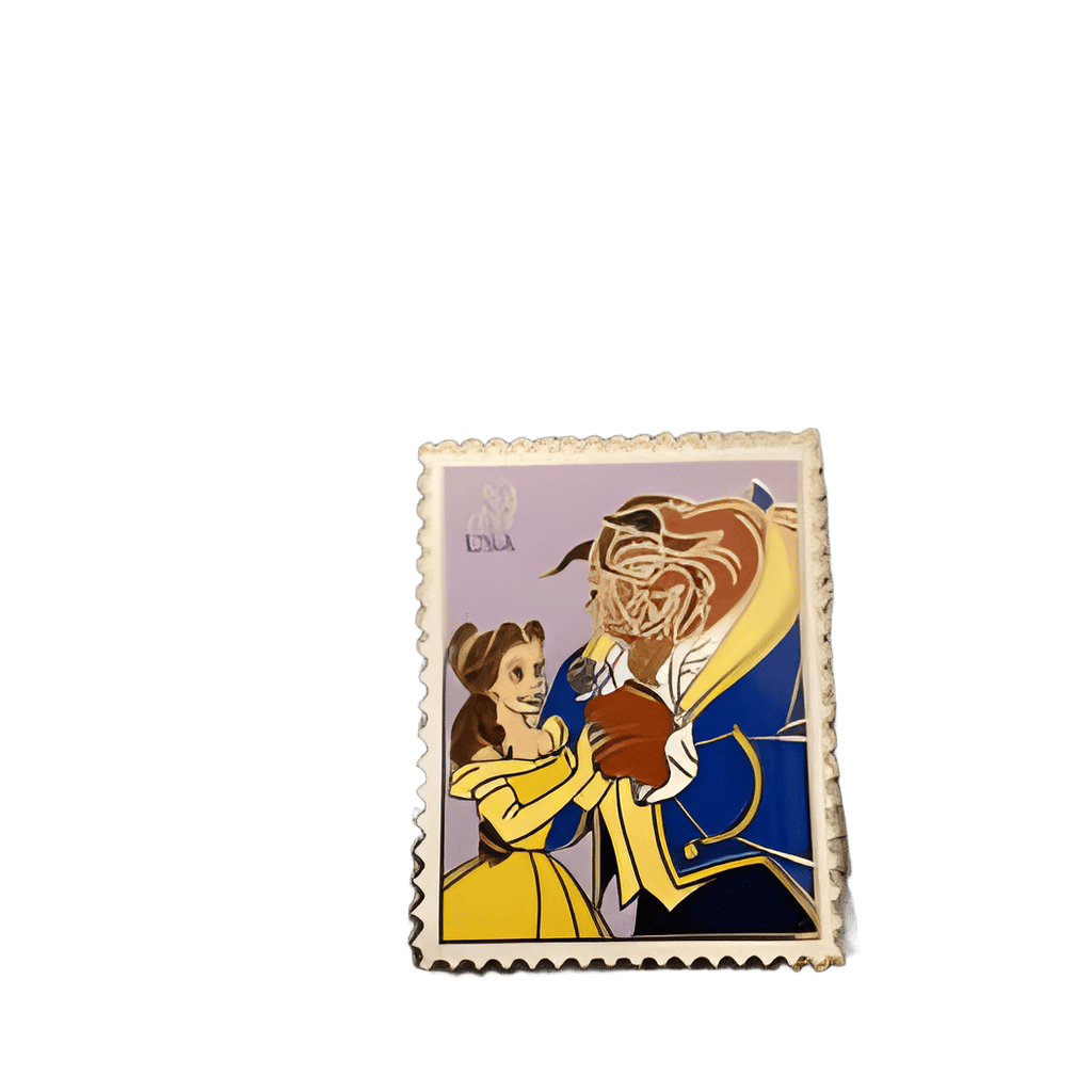 Beauty and the Beast Stamp Disney pin