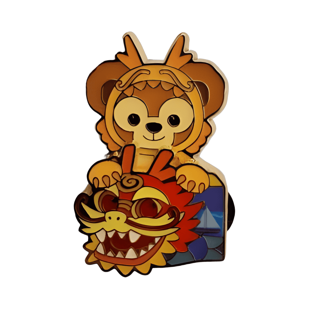 Duffy and Dragon Head Disney pin