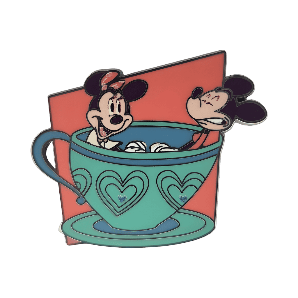 Mickey and Minnie on Mad Tea Party Teacups Disney pin