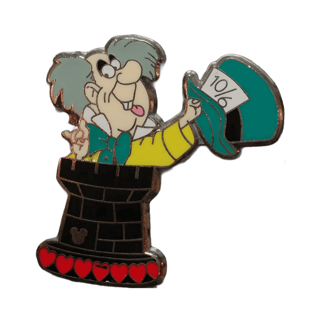 The Mad Hatter Disney pin