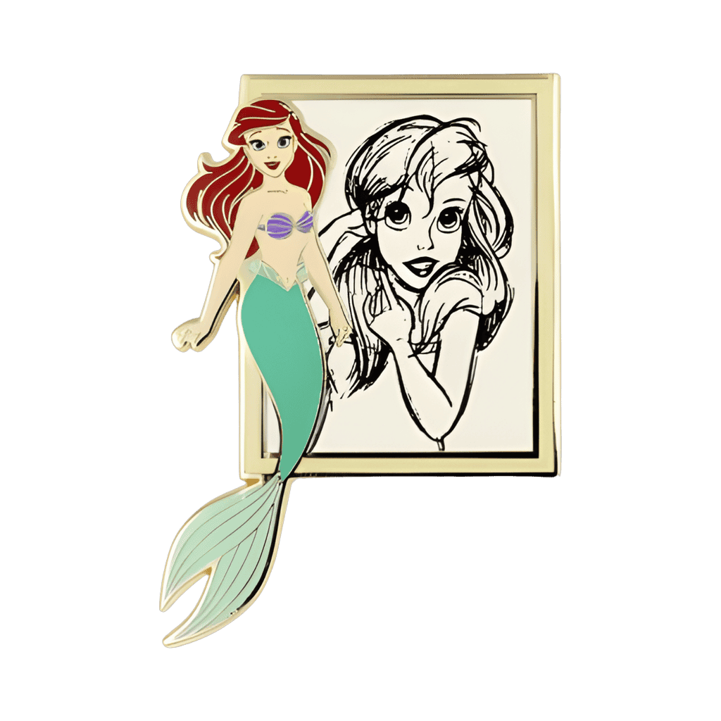 Ariel PALM Princess Royal Illustrations Disney pin
