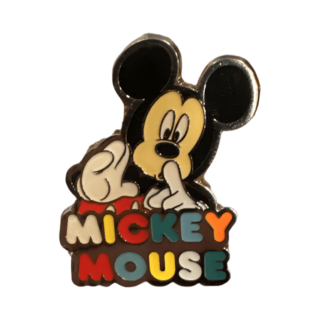 Mickey Mouse Name Shh Shush Disney pin