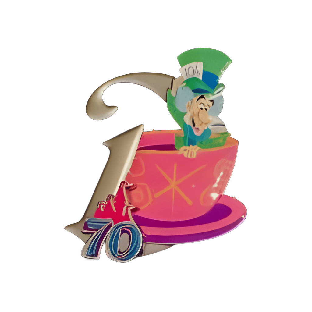 The Mad Hatter Disney pin