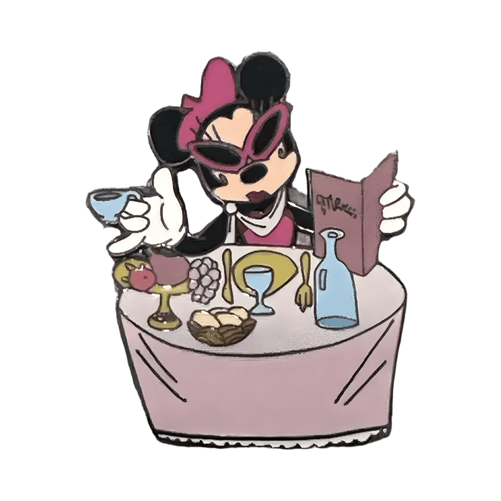 Minnie Dining in Paris Disney pin