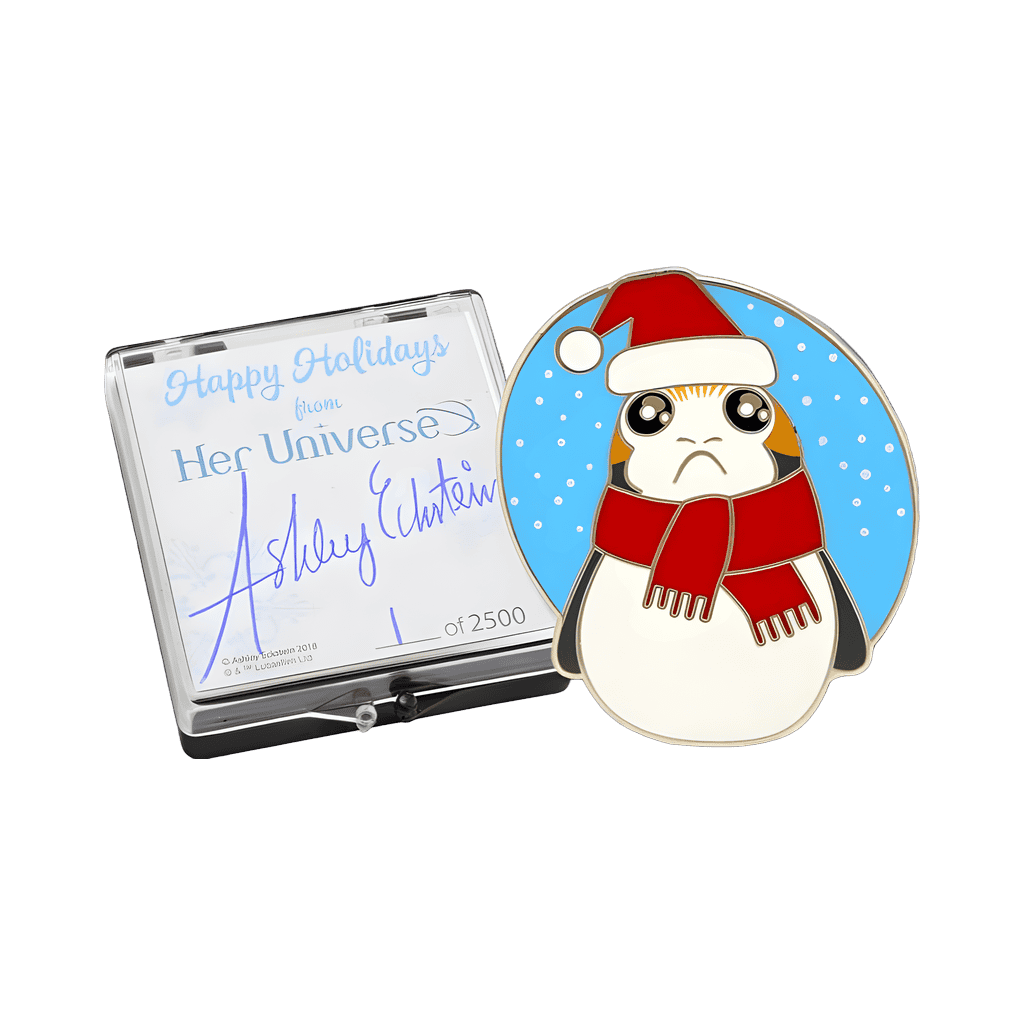 Porg Holiday Disney pin