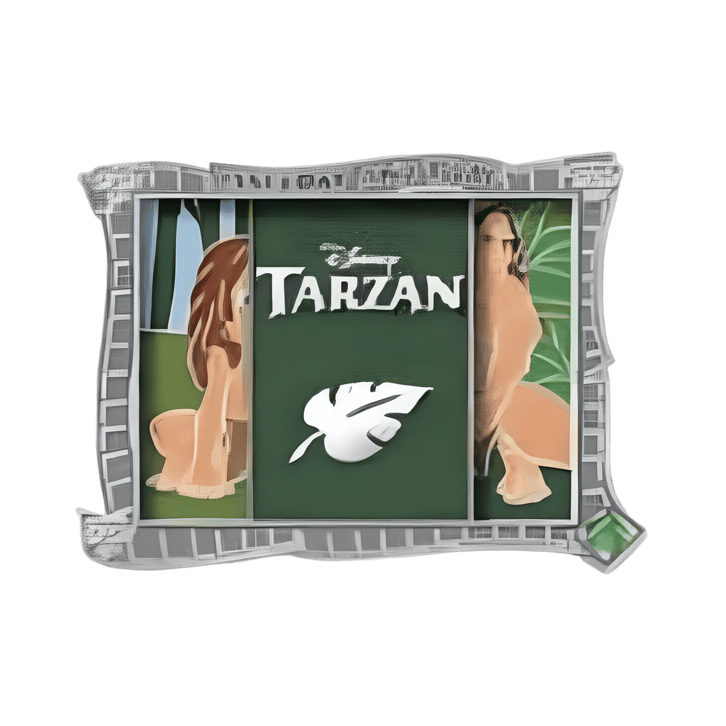 Yesterday and Today Slider Pin Boxed Set - Tarzan Disney pin