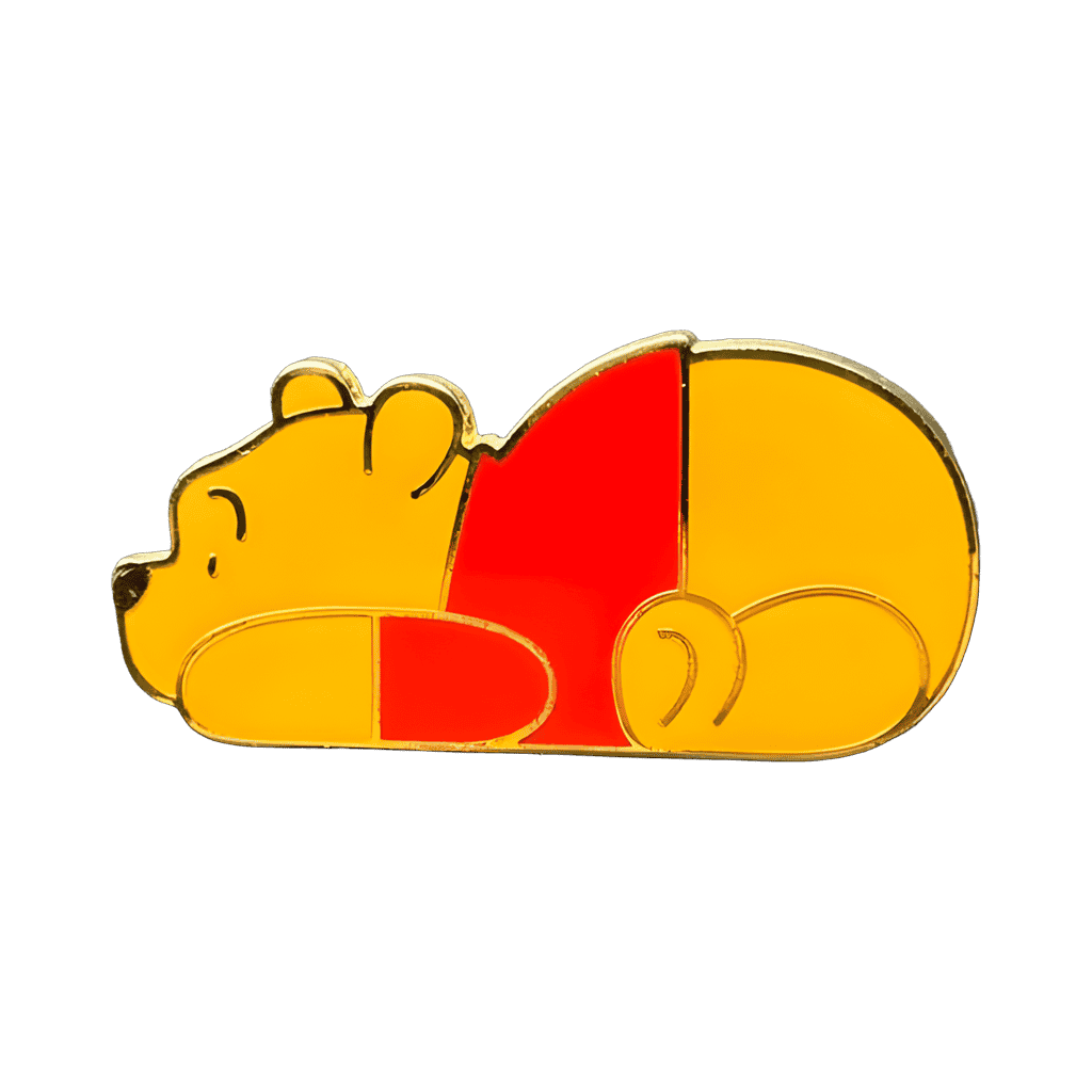 Pooh Laying Down Disney pin