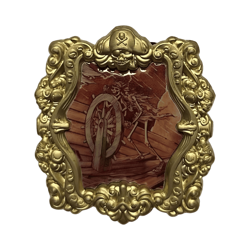 Skeleton Helmsman Disney pin
