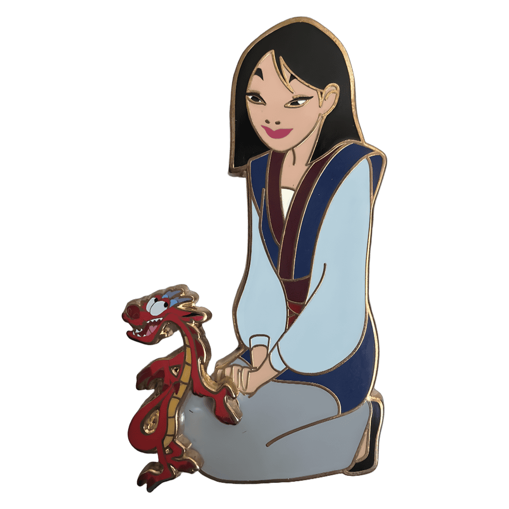 Mulan and Mushu Disney pin