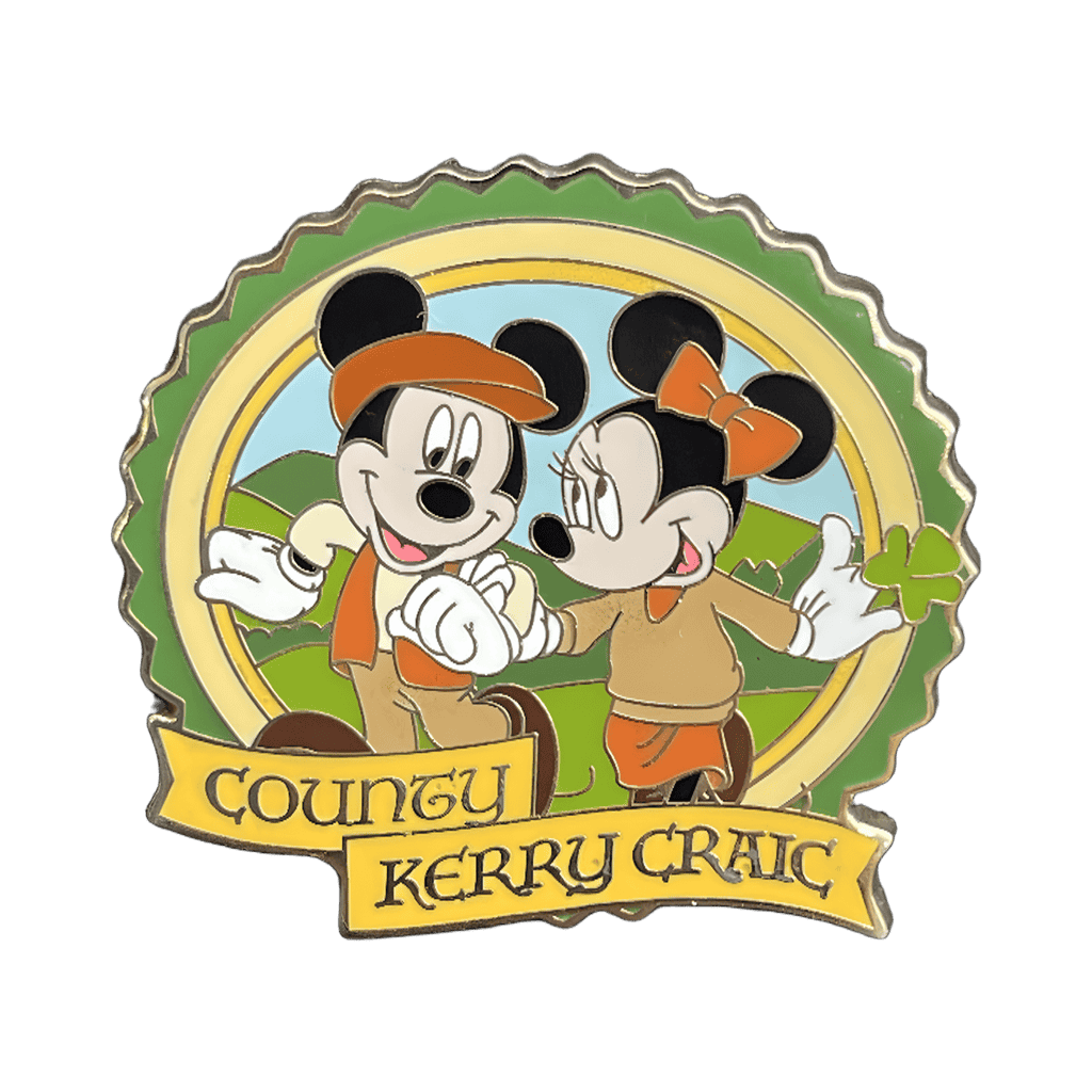 Ireland Mickey and Minnie County Kerry Craic Disney pin
