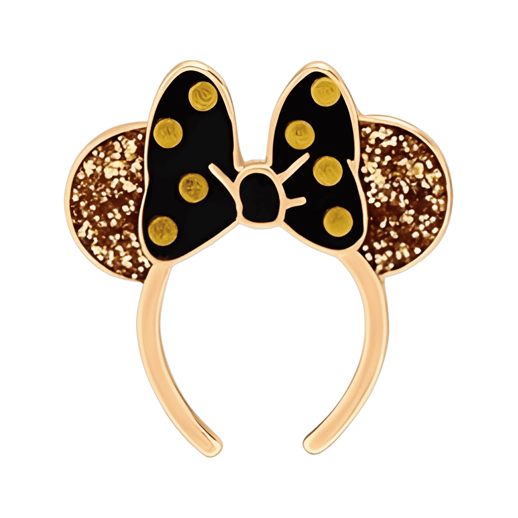 Gold w/Polka Dots Disney pin