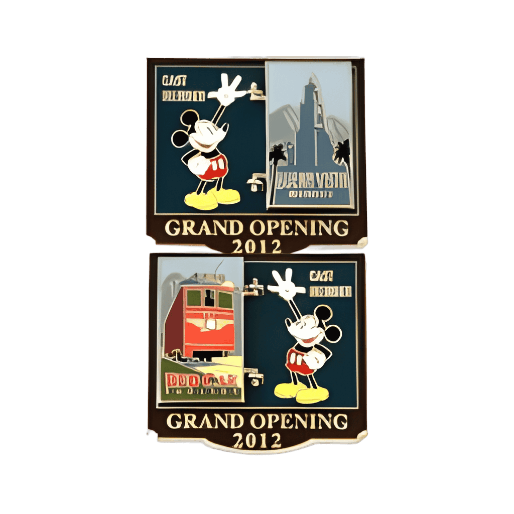 DCA Cast Member Buena Vista Street & Red Car Trolley Grand Opening 2012 Disney pin