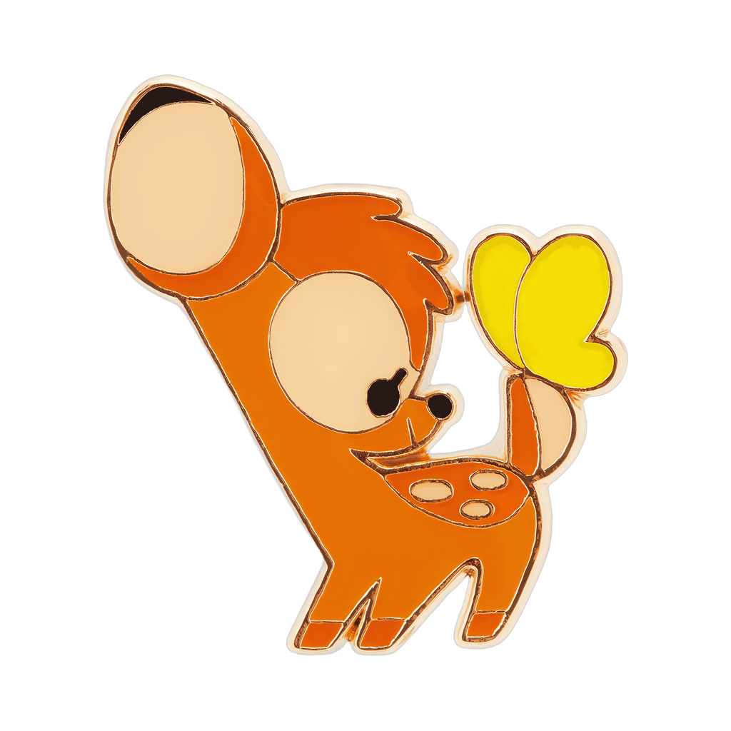 Stylized Bambi with Butterfly Disney pin