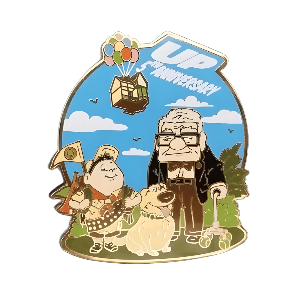 5th Anniversary - Carl, Russell and Dug Disney pin