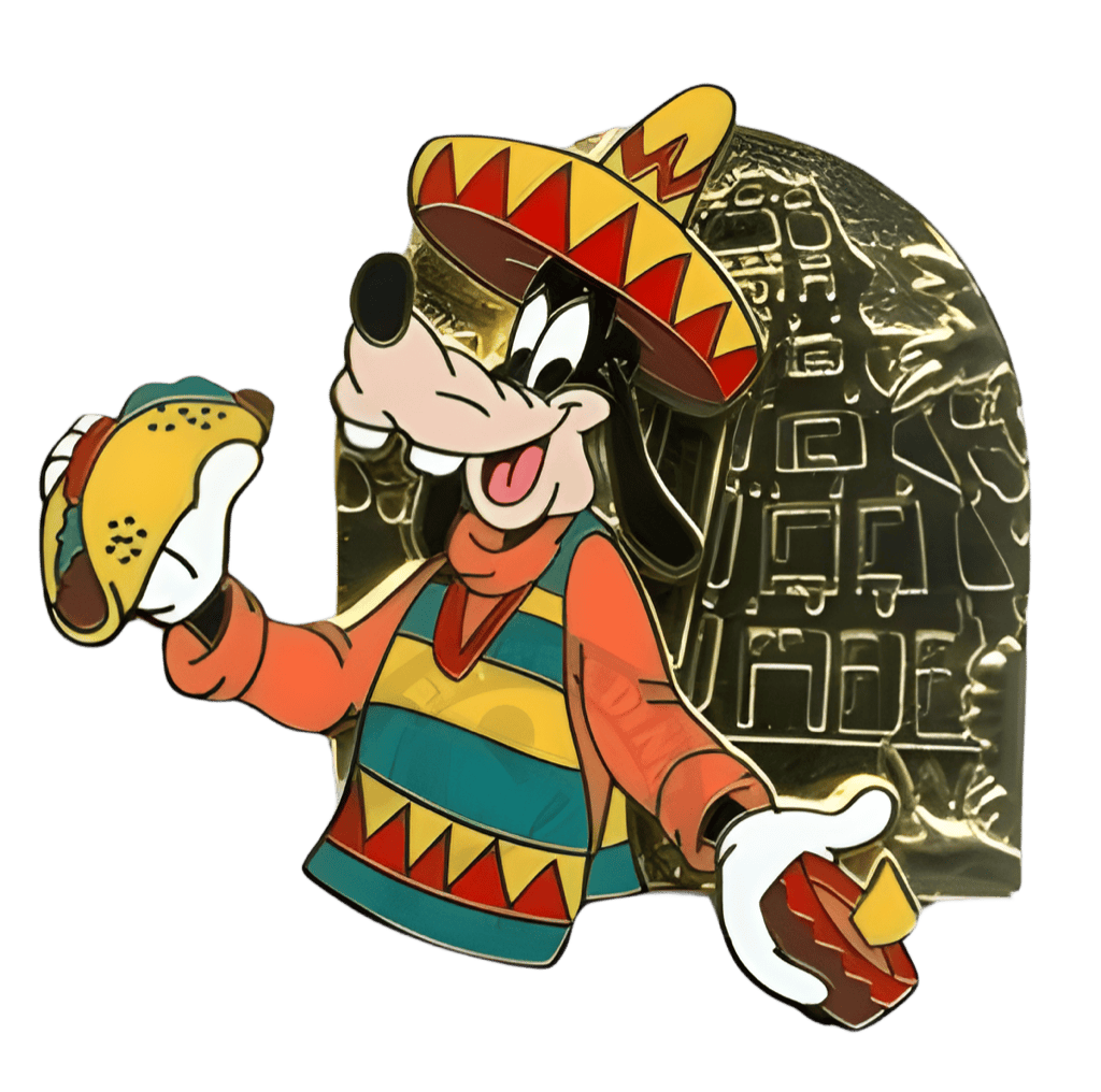 Goofy in Mexico Disney pin