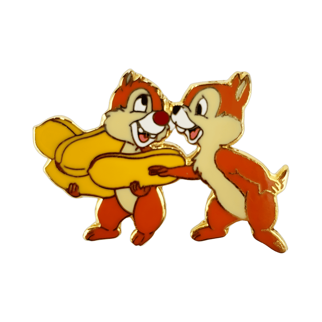 Chip & Dale carrying peanuts Disney pin