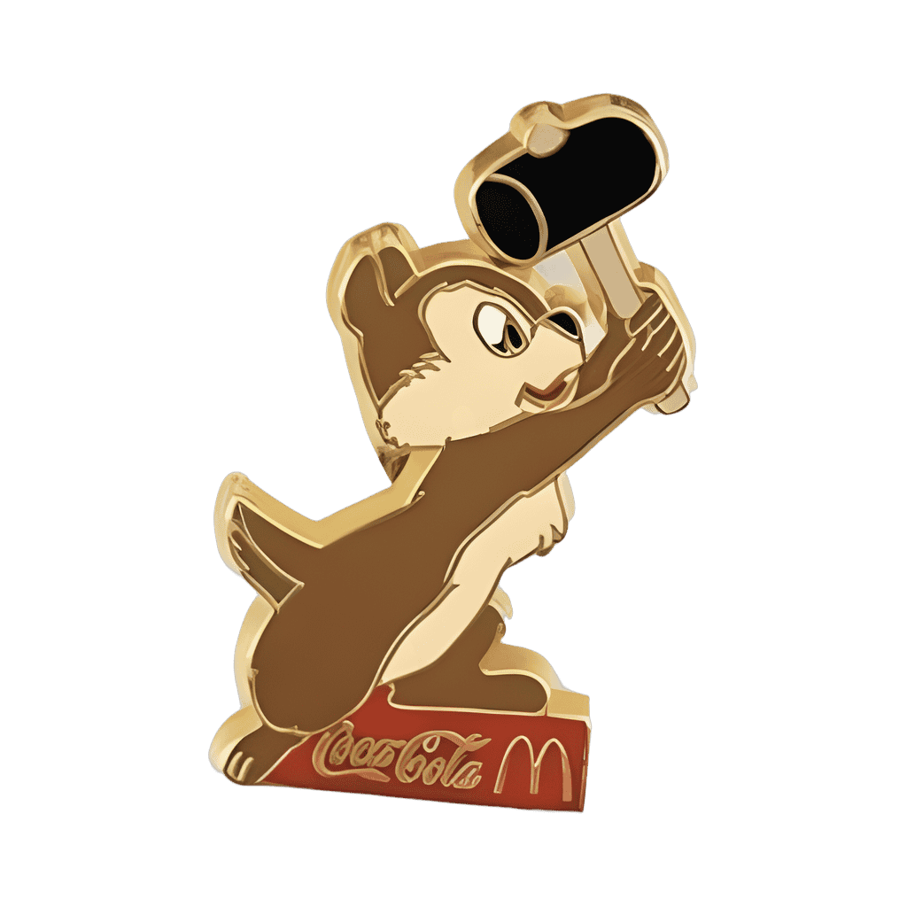 Chip with Hammer Disney pin
