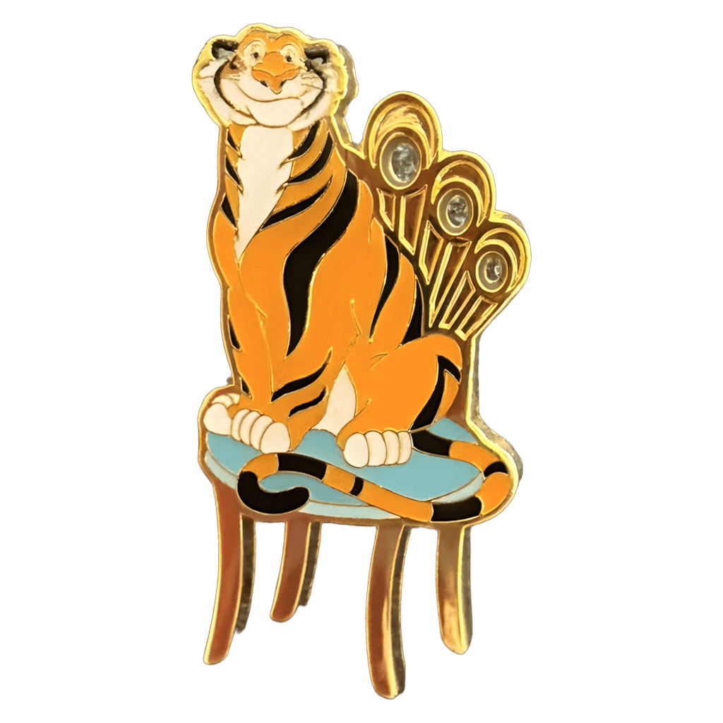 Raj on Chair Disney pin
