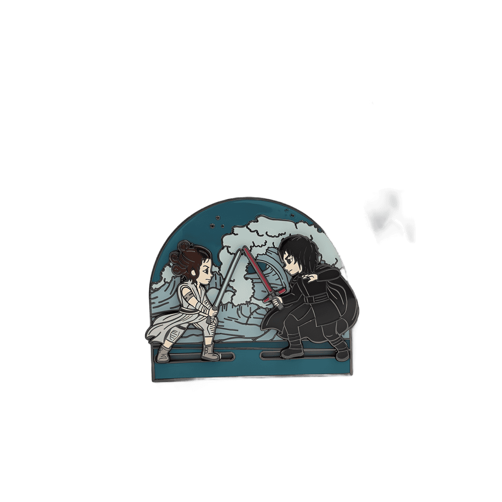 Star Wars: The Rise of Skywalker - Rey and Kylo Ren Battling Disney pin
