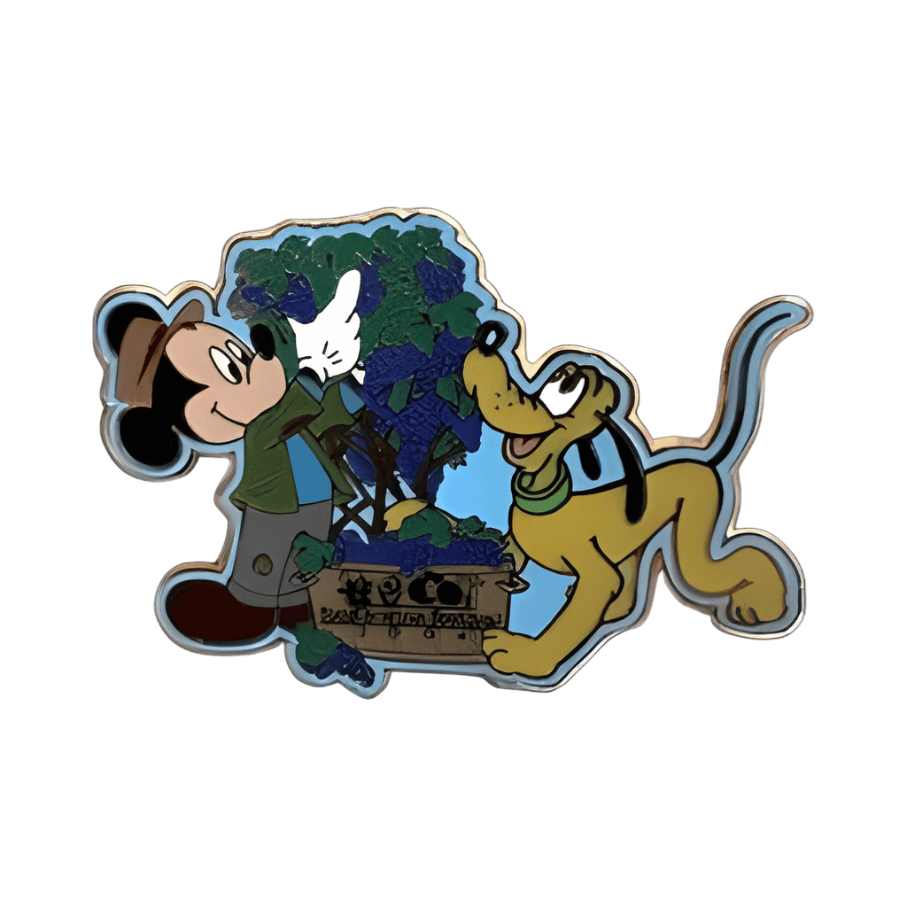 Mickey & Pluto picking grapes Disney pin