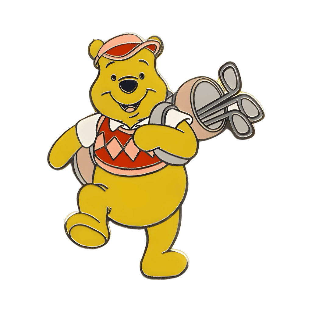 Winnie the Pooh Golfing Disney pin