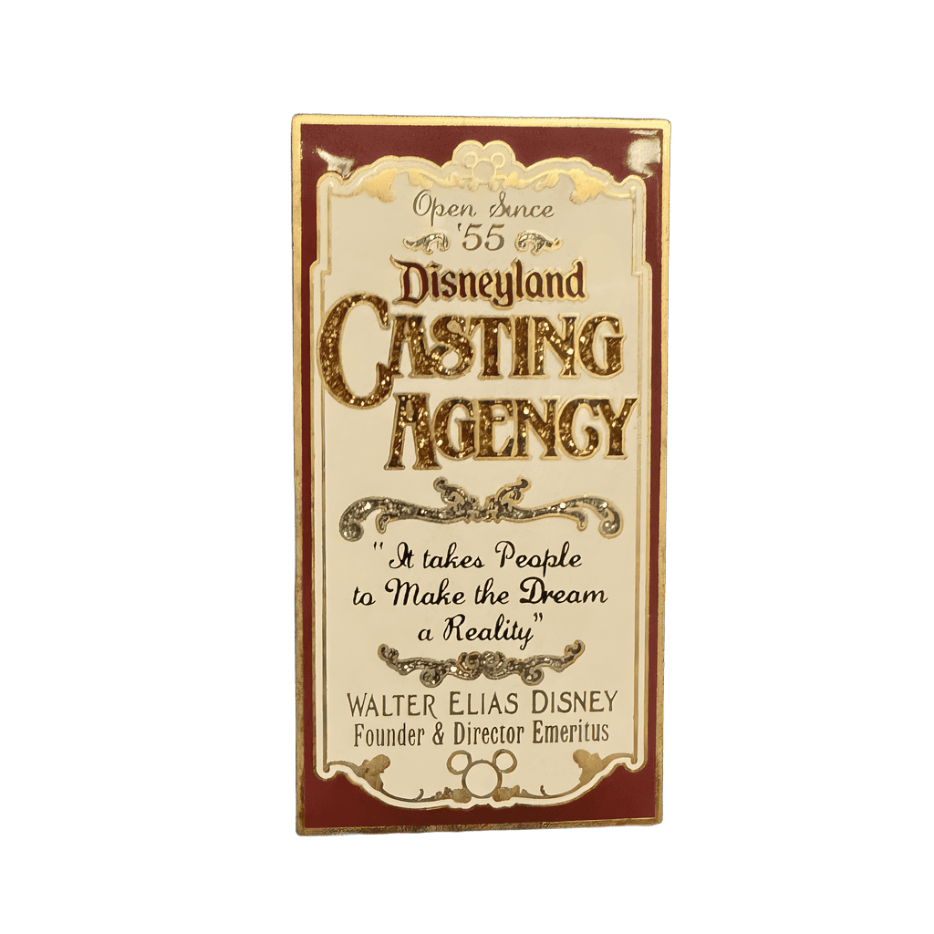 Walt Disney - Main Street U.S.A. - Casting Agency Door Window '55 Disney pin
