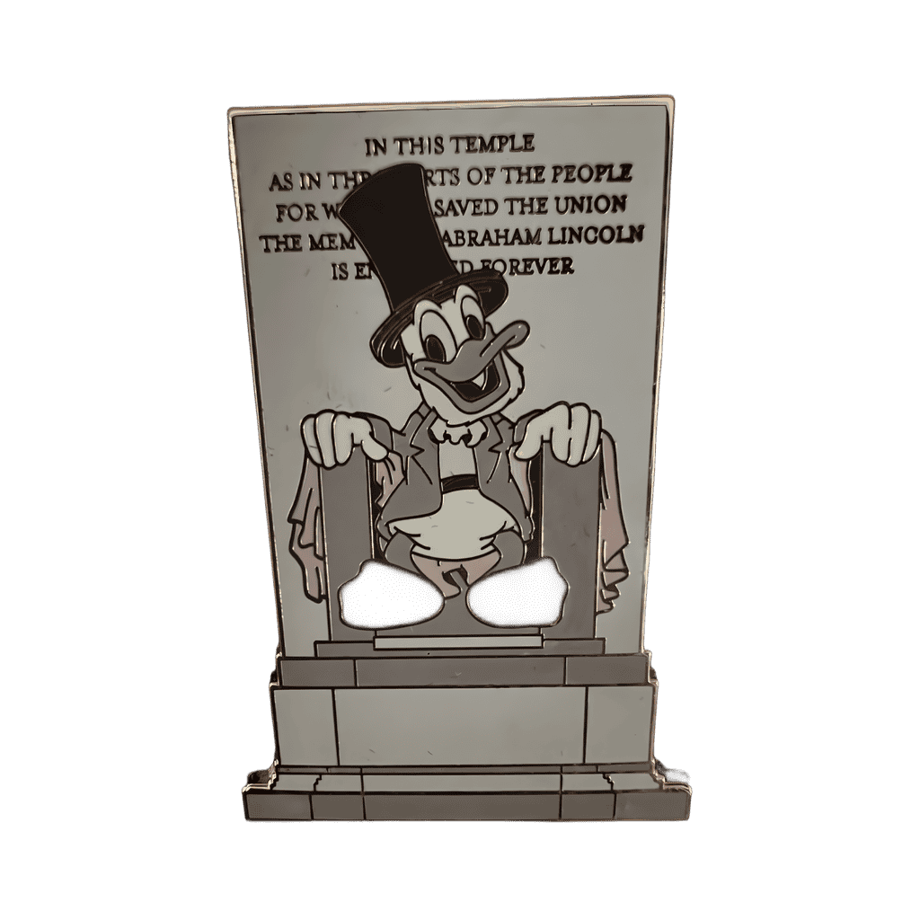 Donald Duck as Abraham Lincoln Disney pin