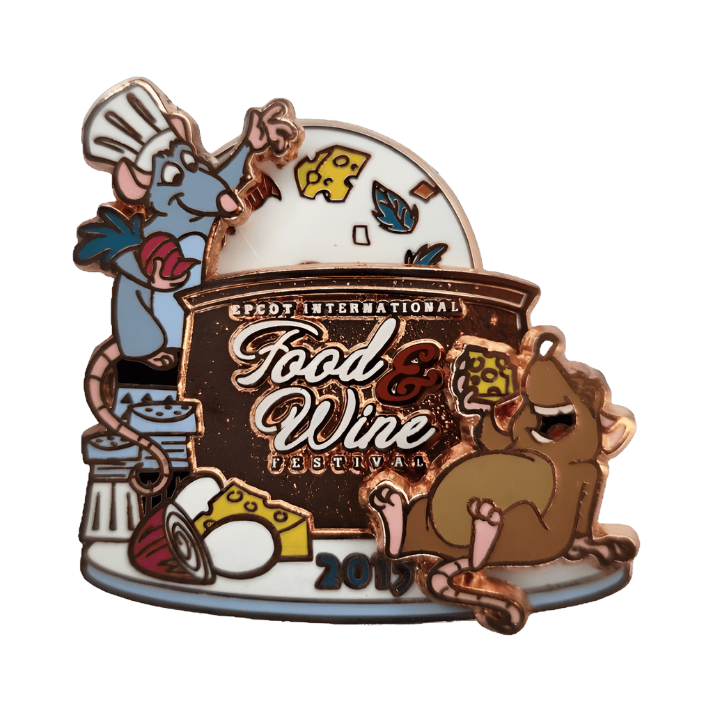 Remy and Emile Spinner Disney pin