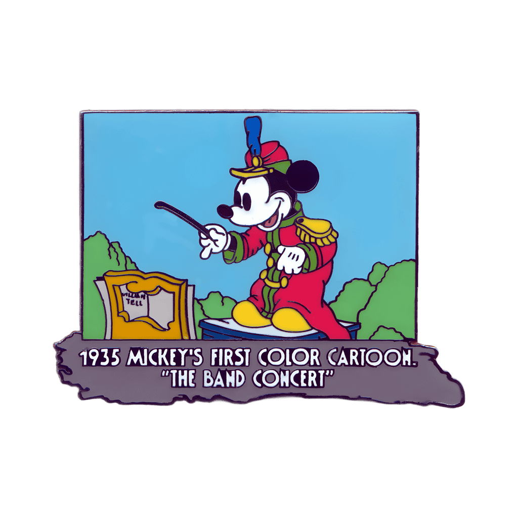 #9 - 1935 First Color Cartoon "The Band Concert" Mickey Disney pin