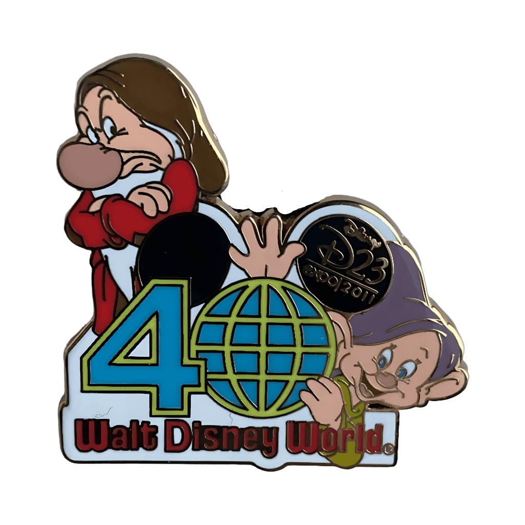 Grumpy and Dopey Disney pin