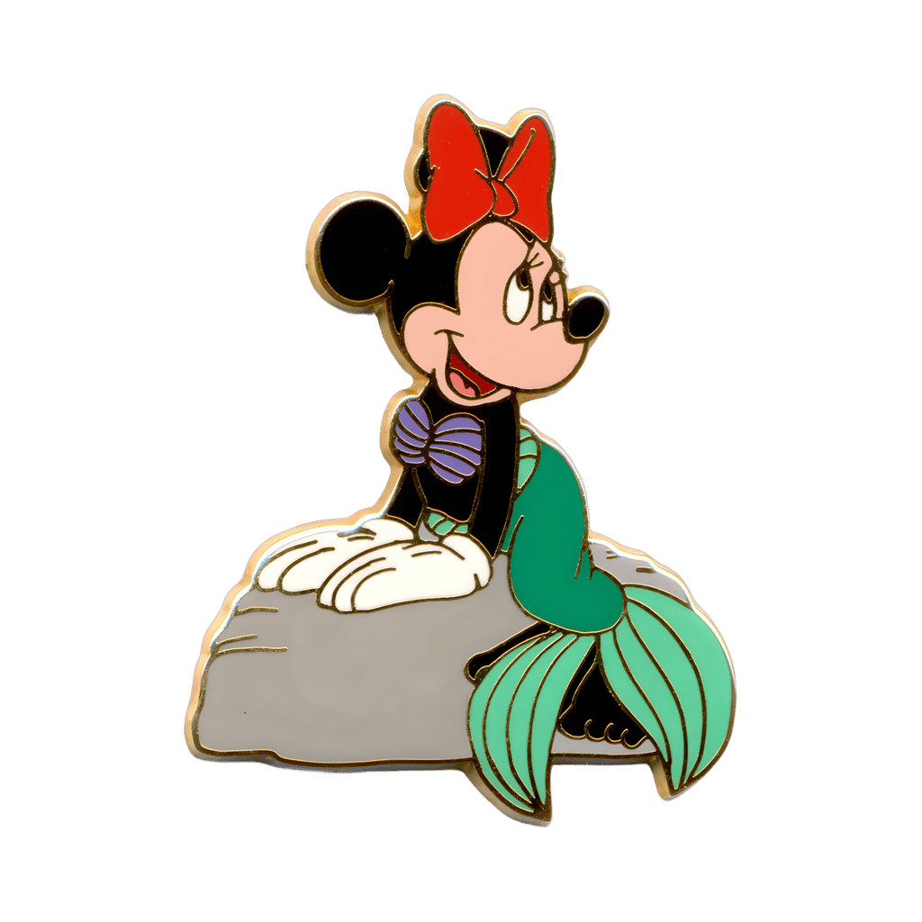 Minnie Dressed as Ariel Disney pin