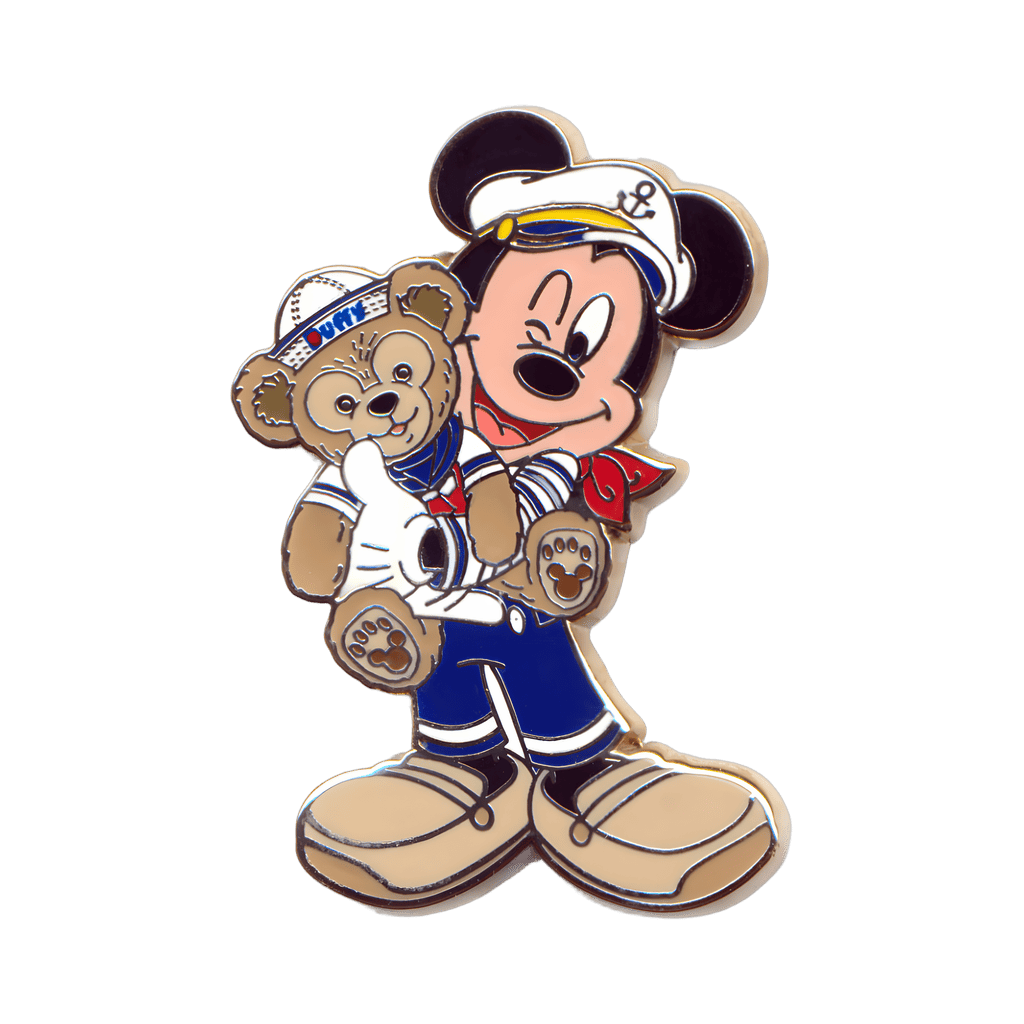 Sailor Mickey holding Duffy Disney pin